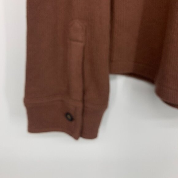 Goodfellow & Co Shirt Jacket Brown Ribbed Knit Button Down NWT - Picture 10 of 10